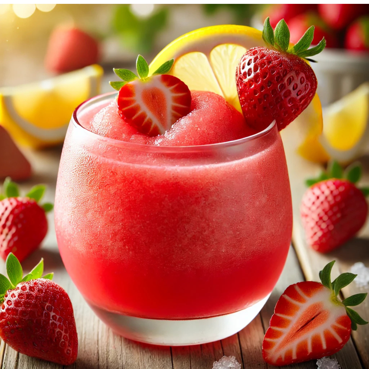 Strawberry Lemonade Moonshine Slush