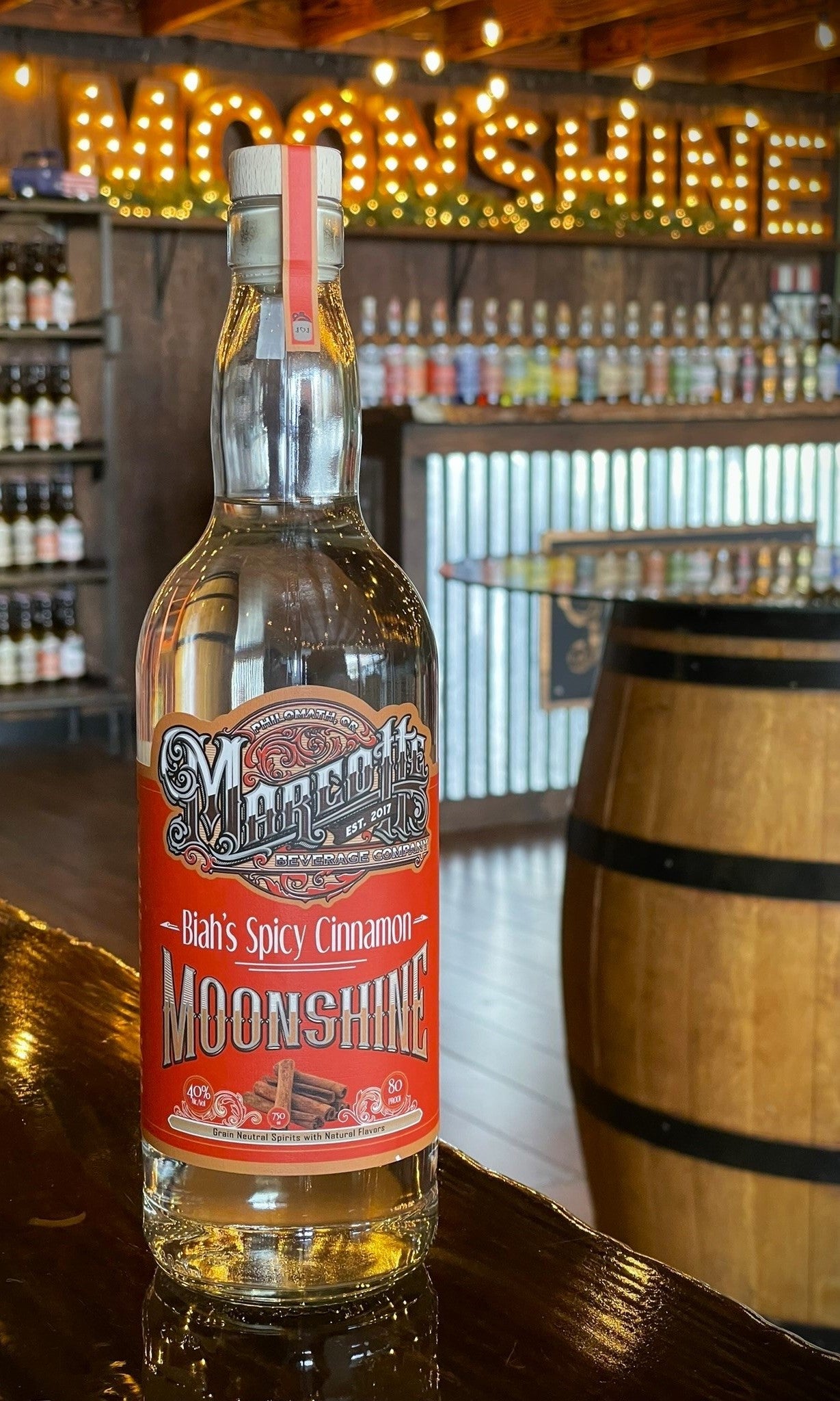 Spicy Cinnamon Moonshine 80